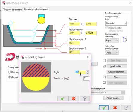 mastercam x4 tool without tip radius