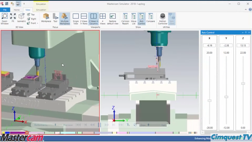 mastercam x5 machine simulation